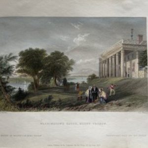 (Mount Vernon) William H. Bartlett, American Scenery. London, 1839