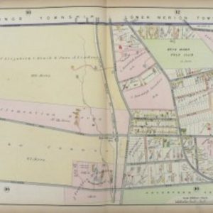 (Haverford) A.H. Mueller. Pl. 11 Atlas from …Overbrook to Paoli… Philadelphia, 1908