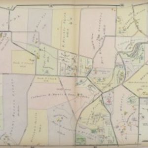 (Haverford and Gladwyne) A.H. Mueller. Pl. 13 Atlas from …Overbrook to Paoli… Philadelphia, 1908
