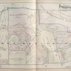 (Villanova and Bryn Mawr) A.H. Mueller. Pl. 19. Atlas from … Overbrook to Paoli… Philadelphia, 1913