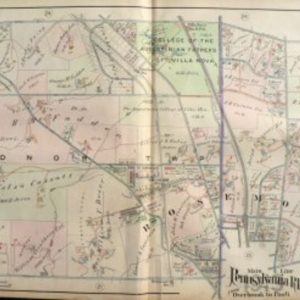(Villanova and Rosemont) A.H. Mueller. Pl. 20. Atlas from … Overbrook to Paoli… Philadelphia, 1913