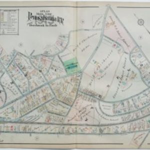 (Ardmore and Wynnewood) A.H. Mueller. Plate 10. Atlas from ...Overbrook to Paoli... Philadelphia, 1913