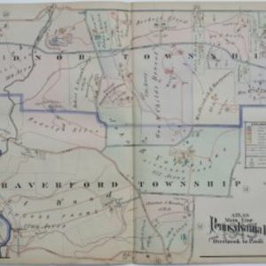 A. H. Mueller. (Radnor Township, Bryn Mawr) Plate 21. Atlas from ...Overbrook to Paoli... Philadelphia, 1913