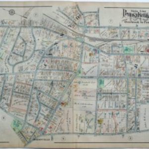 ( Bryn Mawr) A.H. Mueller. Plate 16. Atlas from ...Overbrook to Paoli... Philadelphia, 1913