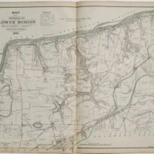 (Lower Merion Township as it appeared in 1851) A.H. Mueller. Atlas from ...Overbrook to Paoli... Philadelphia, 1913