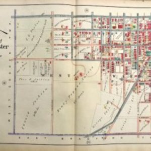 (West Chester) A.H. Mueller. …Atlas Main Line Pennsylvania RR from Devon to Downingtown, 1912