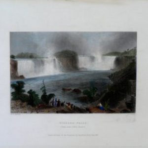 (Niagara Falls) William Bartlett. American Scenery. London, 1839