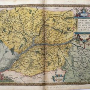 (The Loire Valley) Abraham Ortelius. Amsterdam, ca. 1590