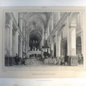 (Paris) St. Etienne du Mont. Nouvelles Vues de Paris. Paris: Gihaut Freres, ca. 1870