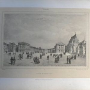 (Versailles) Cour D'Honneur. Vues Generales de Paris. Paris: Gihaut Freres, ca. 1870
