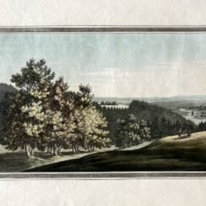 (Park Place with Druid Temple) Boydell, John and Josiah, History of the River Thames, London 1794-96. Framed