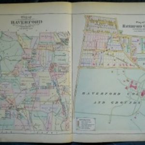 Haverford and Plan of Haverford College. A. H. Mueller. Philadelphia 1909