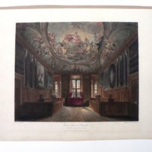 William Henry Pyne. (Queen's Chamber) ...Royal Residences. London: Ackermann, 1819