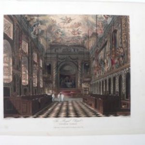 William Henry Pyne. (Royal Chapel) ...Royal Residences. London: Ackermann, 1819