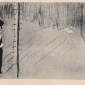 Sem (Monsieur Bachelot backstage at the Ballet) Paris 1909