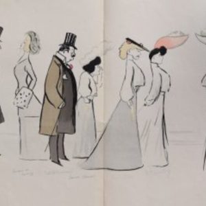 Sem (Fashionable Promenade) Paris, December 1904