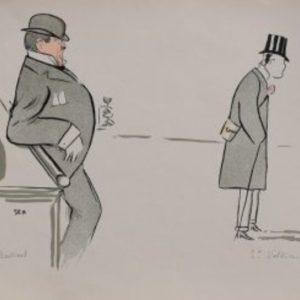 Sem (Drinks at the Bar) Paris, December 1904