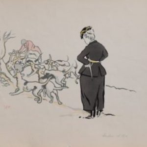 Sem (Fox Hunt) Paris, December 1904