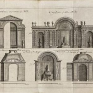After Alexander Le Blond. (Porticos). The Theory and Practice of Gardening… London: Bernard Lintot, 1728