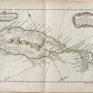 (St. Kitts) Jacques Nicholas Bellin. Le Petit Atlas Maritime. Paris, 1764