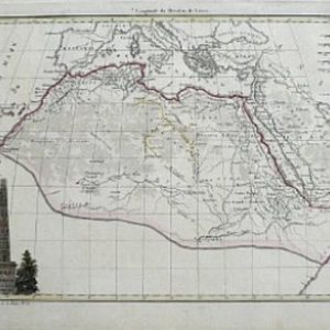 (North Africa and Middle East) Jean Baptiste Tardieu.Atlas Complete ... Paris, 1812