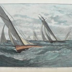 (Yacht Races) New York: Harper's Weekly, 1885
