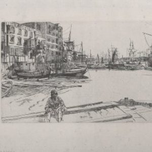 Whistler, James Abbott MacNeil. Eagle Wharf. 1859