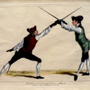 Angelo, Domenico. Plate 36. L'Ecole des Armes. London, 1763