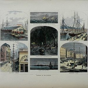 (Baltimore Scenes) Picturesque America, New York: Appleton & Co., 1872