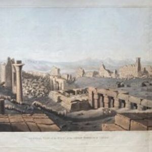 Giovanni Battista Belzoni. (Plate 24 Temple at Karnak) London: John Murray, 1822