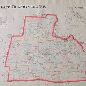 (East Brandywine Township) Breous Farm Atlas. Philadelphia 1883