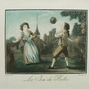 J.B. Huet. Le Jeu du Balloon. Paris, ca. 1800