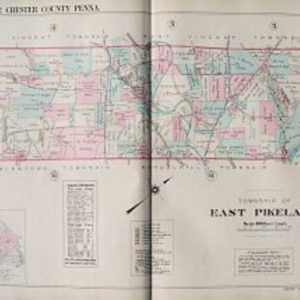 (East Pikeland) Plate 1. Philadelphia: Franklin Surveys, 1934