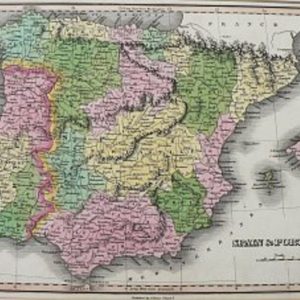 (Spain) Finley, Anthony. New General Atlas... Philadelphia, 1824