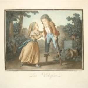 J.B. Huet. Les Echasses. Paris, ca. 1800