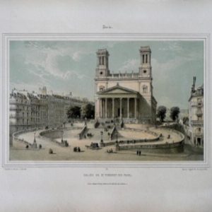 (Paris) St. Vincent de Paul. Nouvelles Vues de Paris. Paris: Gihaut Freres, ca. 1870