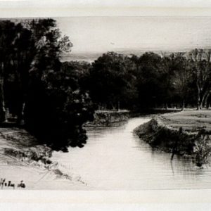 Haden, Seymour. Sunset In Ireland.1863