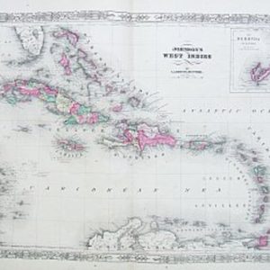 (West Indies) Johnson's New Illustrated Family Atlas. New York 1864