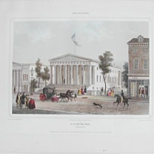 Augustus Kollner. U.S. Custom House. Views of American Cities New York: 1848
