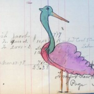 (Colorful Turkey) Watercolor and ink on paper