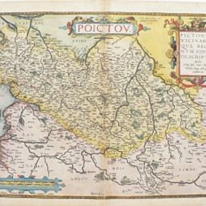 (Coast of France and The Loire) Abraham Ortelius. Amsterdam, ca. 1590