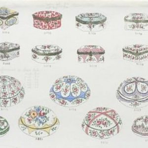 Gabriel Fourmaintraux. Boxes. Sevres, ca. 1900