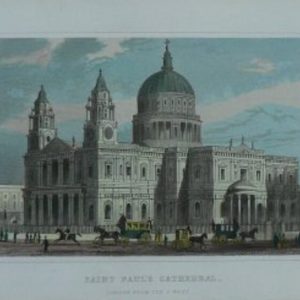 St. Pauls Cathedral. London: Dugdales England & Wales..., ca. 1840