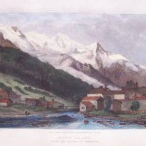 "Mont Blanc from Chamouny" Swiss Scenery, London 1820