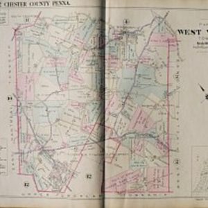 Antique Property Maps of Chester County PA 1934