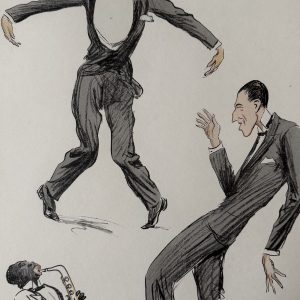 Sem (Album 27 Plate 24) "Deux hommes" Paris, 1927