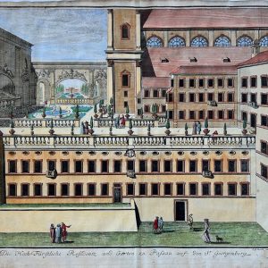 (Passau garden and palace) Volckamer. Nurnbergische Hesperides. Nurenberg. 1708